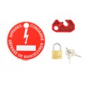 Kit de condamnation pour disjoncteurs modulaires BT