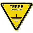 Triangle d'avertissement "Terre du neutre"