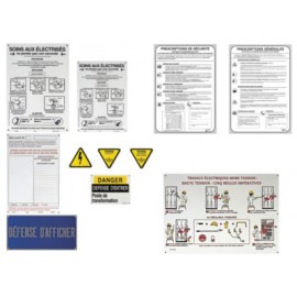 Kit de signalisation de poste